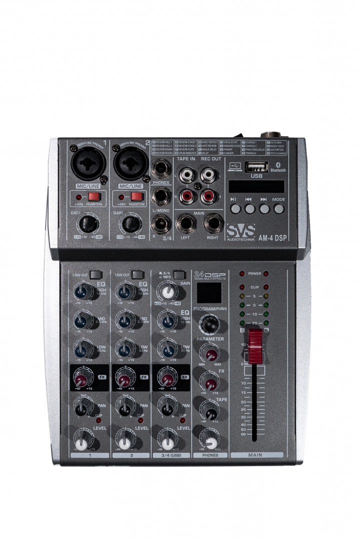 SVS Audiotechnik mixers AM-4 DSP Аналоговый микшерный пульт, 4-канала в Приморском крае